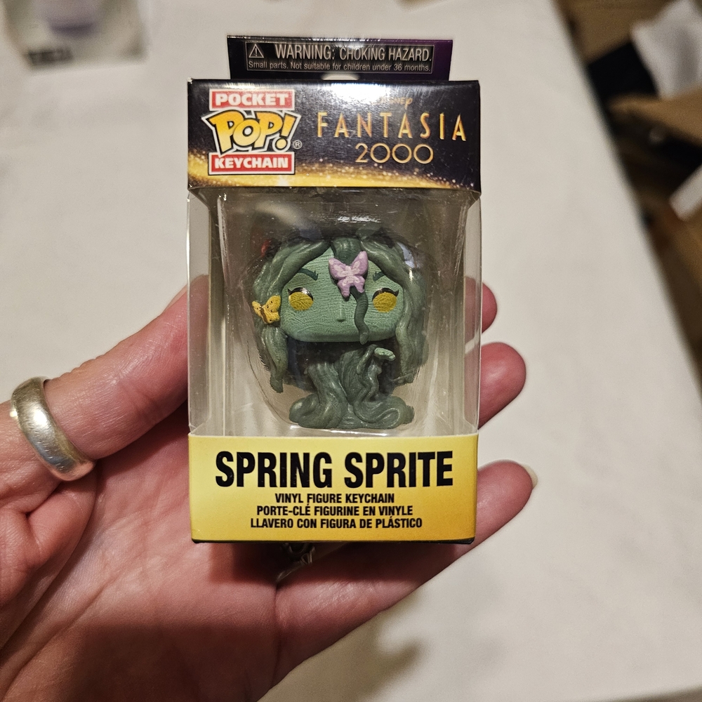 Funko Pocket Keychain - Green and Purple Spring Sprite